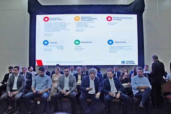 João libera R$ 168,4 mi em emendas