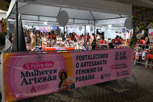 Feira das Mulheres Artesãs movimenta João Pessoa até amanhã