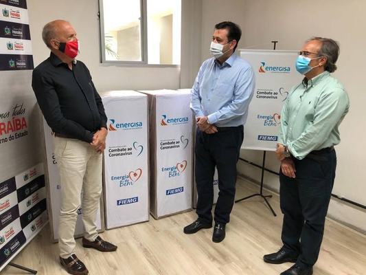 Paraíba recebe doação de respiradores de empresa de energia elétrica