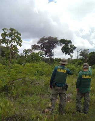 Ibama embarga 106,5 hectares na PB
