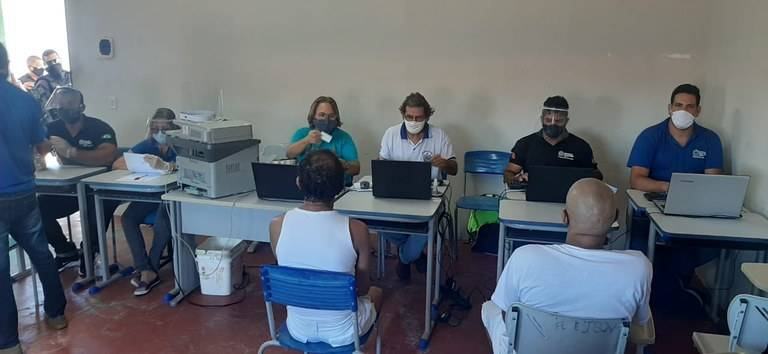 Cidadania: Reeducandos beneficiados com emissão de documentos dentro do presídio