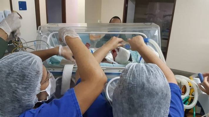 Rede Cuidar mobiliza força-tarefa para transferir bebê cardiopata para o Ceará