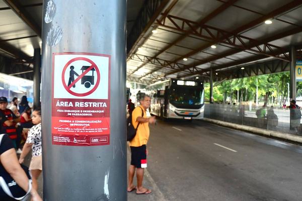 PMJP proíbe comércio no Terminal da Lagoa