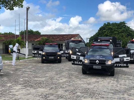 Seap reforça combate ao novo coronavírus com desinfecção de viaturas