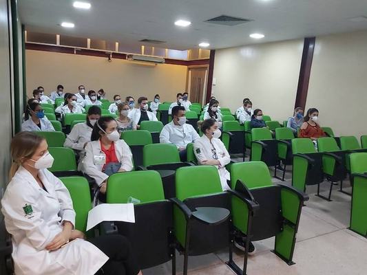 Hospital de Trauma de João Pessoa realiza treinamento com estagiários