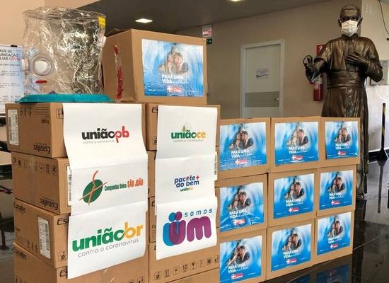 Secretaria da Saúde da Paraíba recebe doação de capacetes Elmo para paciente acometidos pela Covid-19