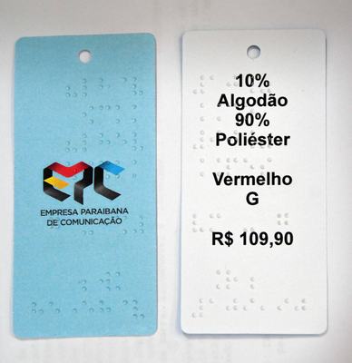 Lei obriga uso de etiquetas em braille