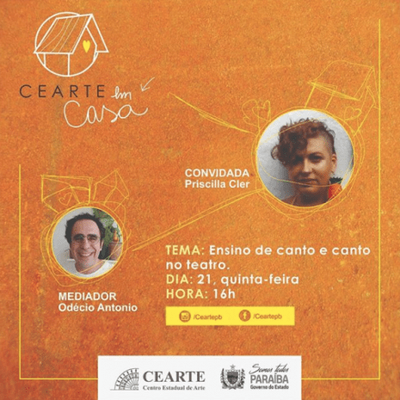 Cearte em Casa faz apresentações artísticas semanais nas redes sociais