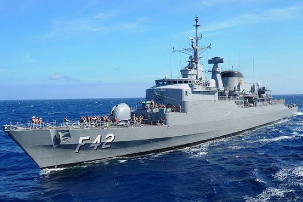 Fragata aberta para visitação no Porto de Cabedelo neste fim de semana