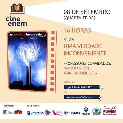 Cine Enem 2021 exibe o filme ‘Uma Verdade Inconveniente’ e contextualiza com Geografia e Biologia