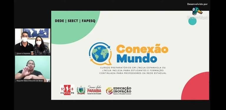 Conexão Mundo: Governo oferta cursos de Língua Inglesa e Espanhola para estudantes e professores