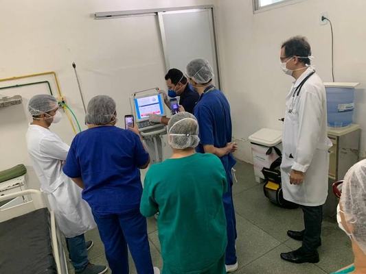 Equipe do Hospital de Patos treinada para manusear novos ventiladores mecânicos