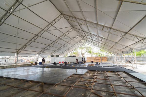 Megaestrutura está quase pronta