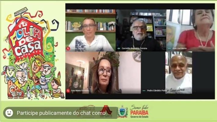 Folia virtual da FCJA é aberta promovendo encontro de Carnavais do ontem e hoje