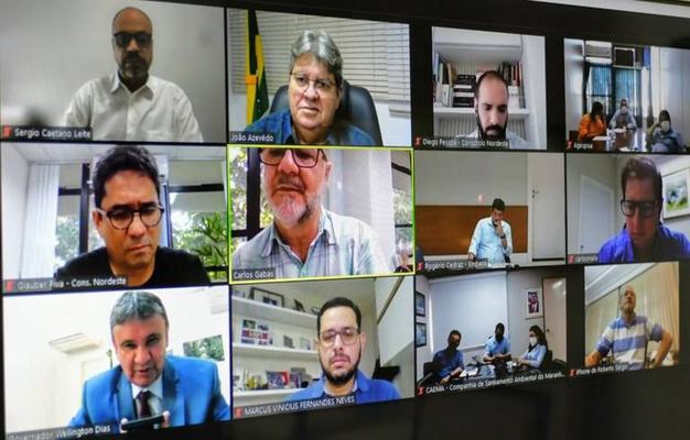 João Azevêdo participa de lançamento de Câmara de Saneamento do Consórcio Nordeste, coordenada pela Paraíba