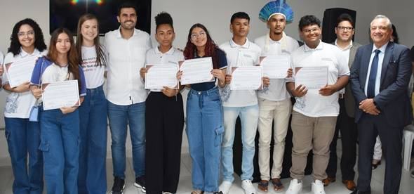 Estudantes vencedores são premiados em JP