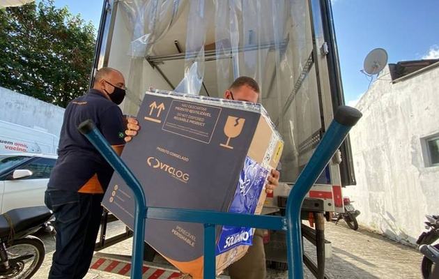 Paraíba distribui mais 57.880 doses de vacina contra a covid-19